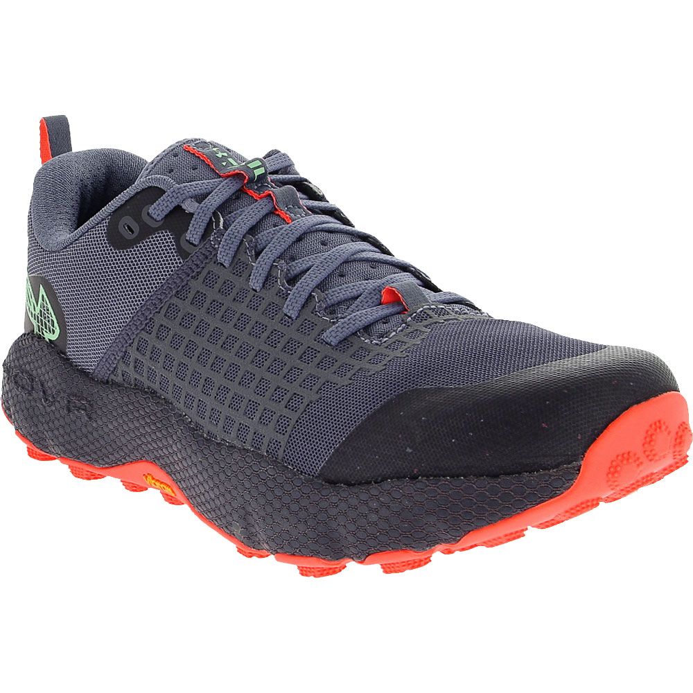 Under Armour HOVR Ridge Trail Mens Trail Running Shoes Steel Blitz Red