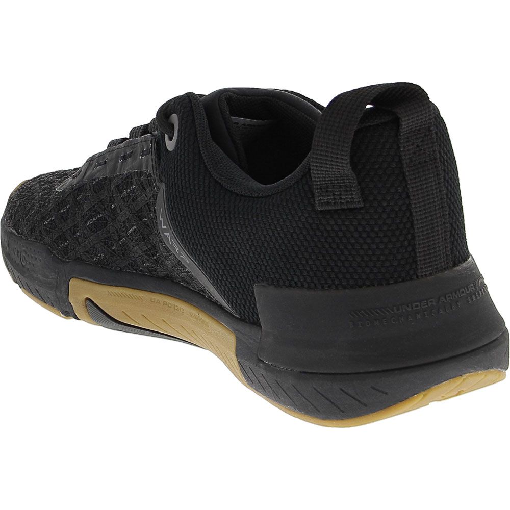 Under Armour Tribase Reign 5 Training Shoes - Mens Black Back View