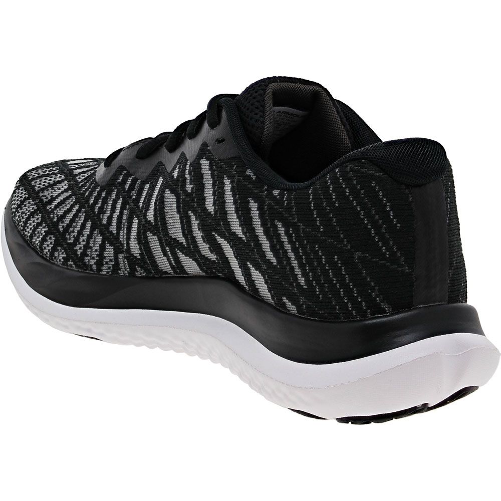 Under Armour Charged Breeze 2 Running Shoes - Womens Black Back View