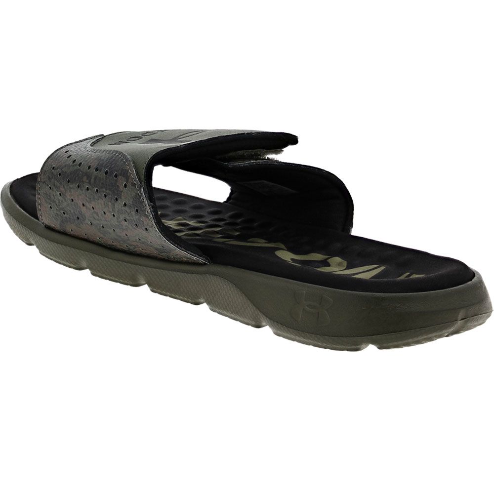 Under Armour Ignite Pro 7 Freedom Slide Sandals - Mens Marine Green Back View