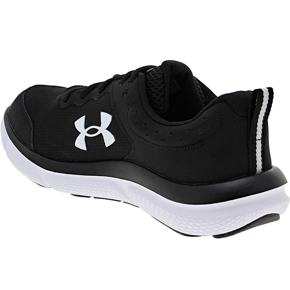 Under Armour Charged Assert 10 Running Shoes - Womens Black Back View