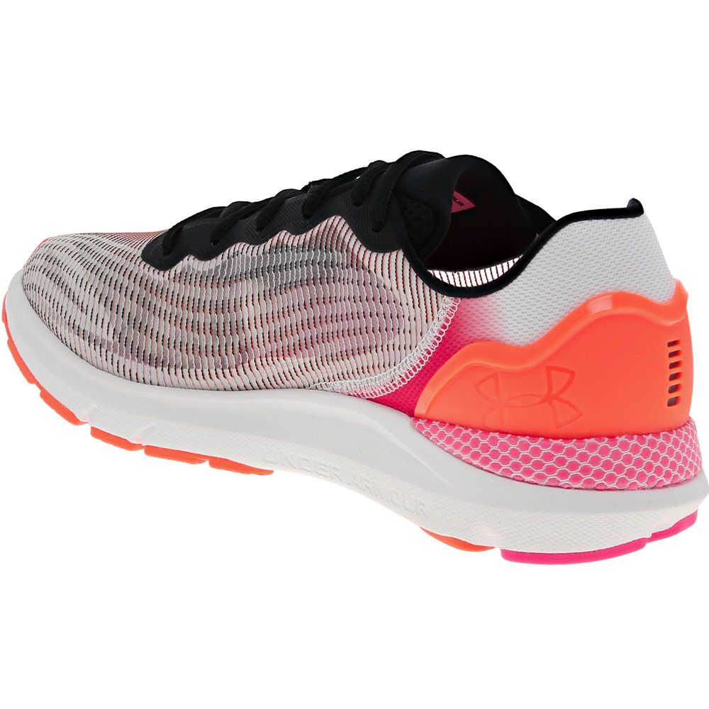 Under Armour Hovr Sonic 6 Brz Running Shoes - Mens White Orange Coral Back View
