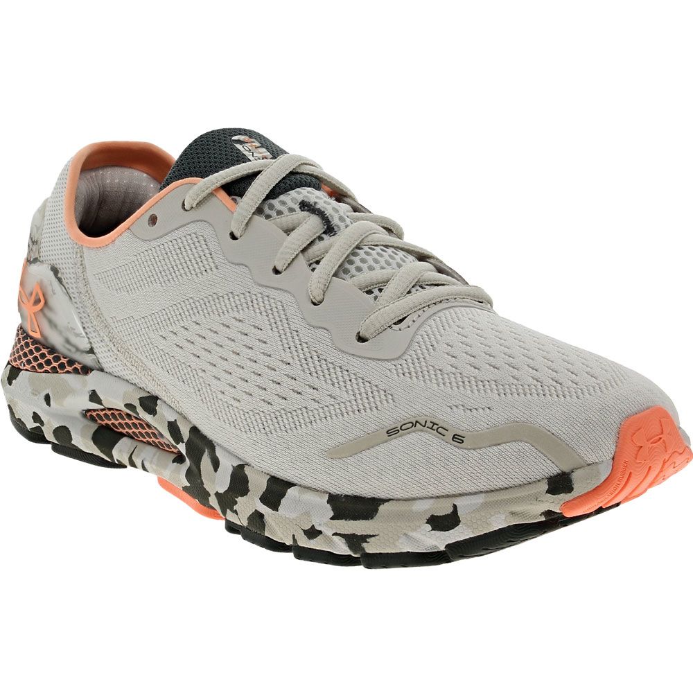 Under Armour Hovr Sonic 6 Camo Running Shoes - Womens Grey Black