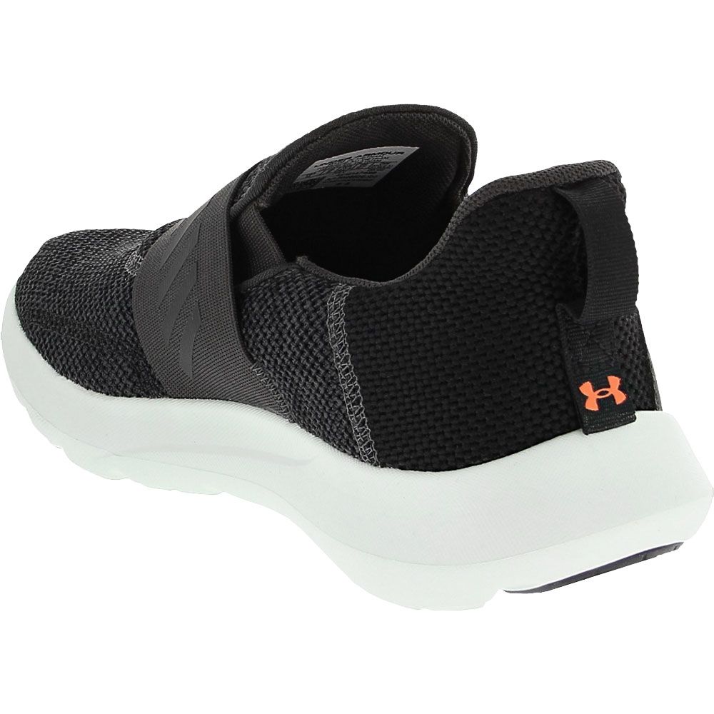 Under Armour Surge 3 Slip Running Shoes - Mens Grey Black Back View