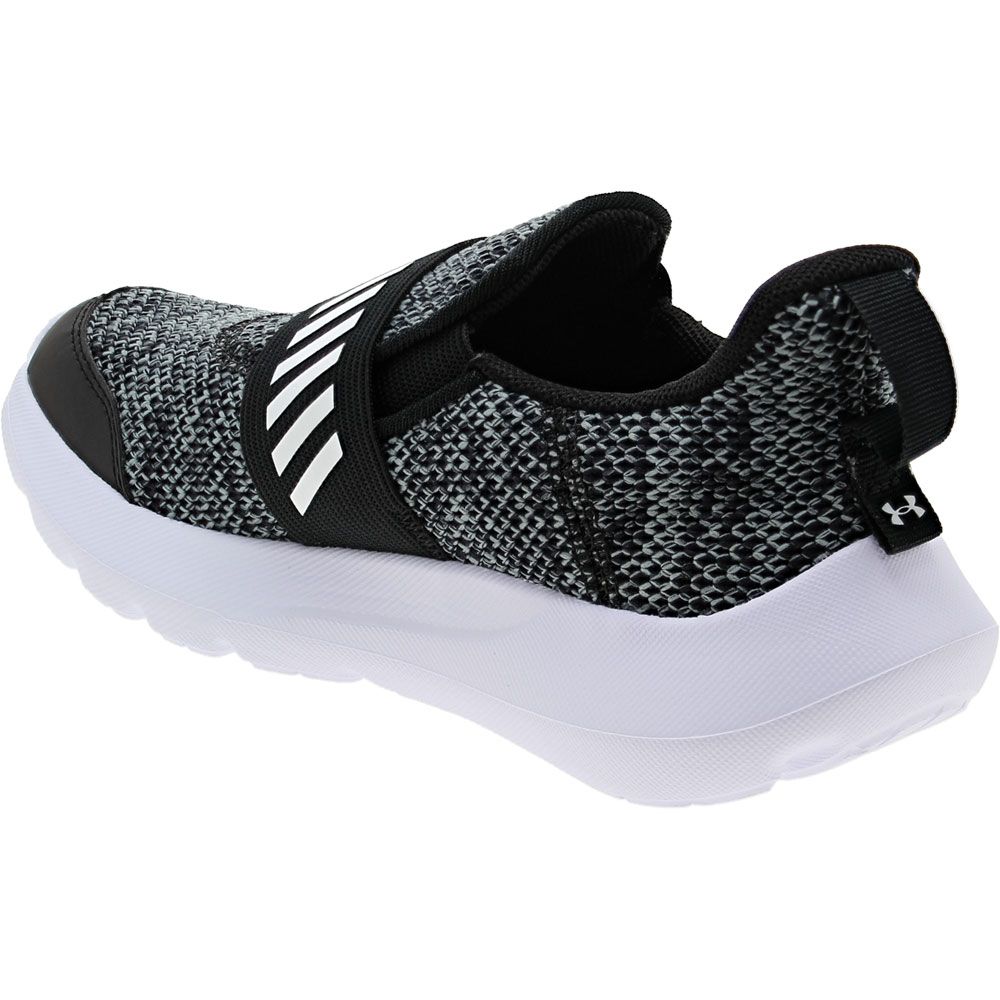 Under Armour Surge 3 Slip Ps Running - Boys Black Back View