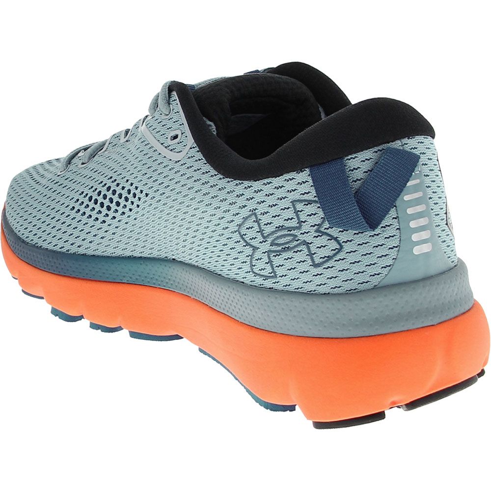 Under Armour Hovr Infinite 5 Running Shoes - Mens Blue Orange Back View