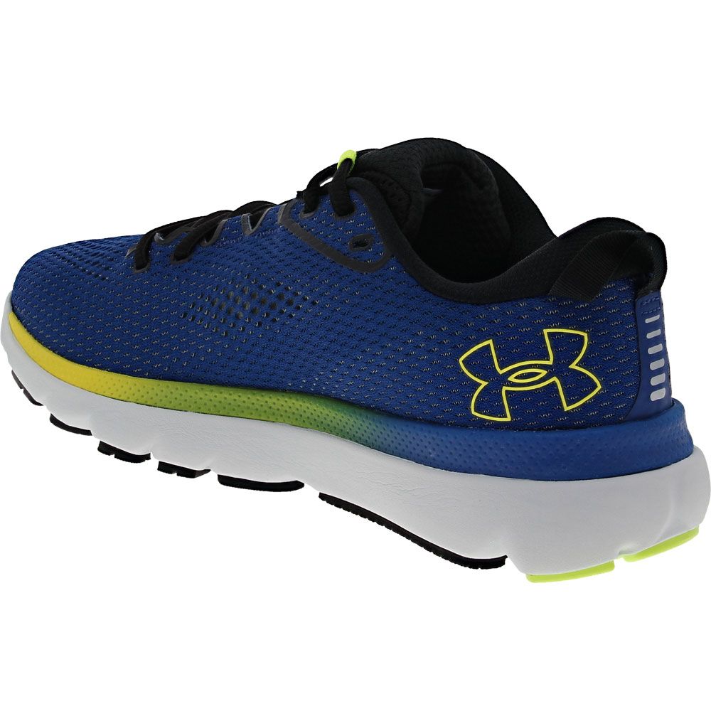 Under Armour Hovr Infinite 5 Running Shoes - Mens Royal White Yellow Back View