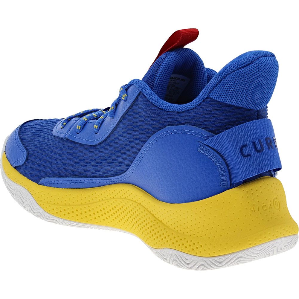 Under Armour Curry 3z7 Gs Basketball - Boys | Girls Royal Taxi Back View