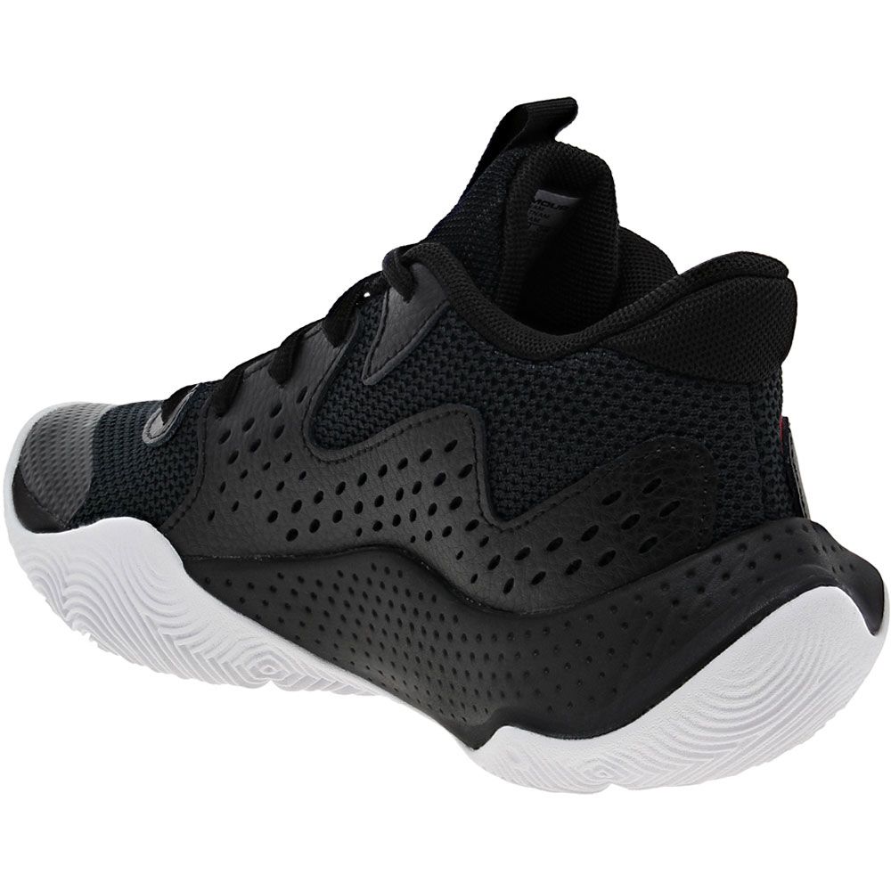 Under Armour Jet 23 Gs Basketball - Boys | Girls Black Red White Back View