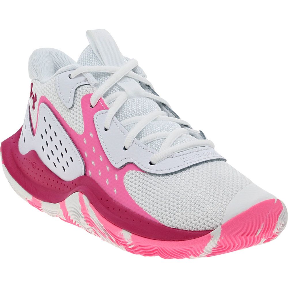 Under Armour Jet 23 Gs Basketball - Boys | Girls White Pink