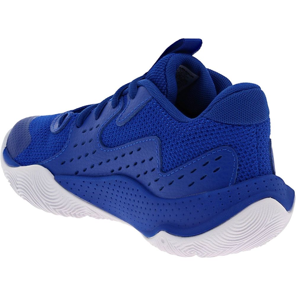 Under Armour Jet 23 Ps Basketball - Boys | Girls Royal White Back View