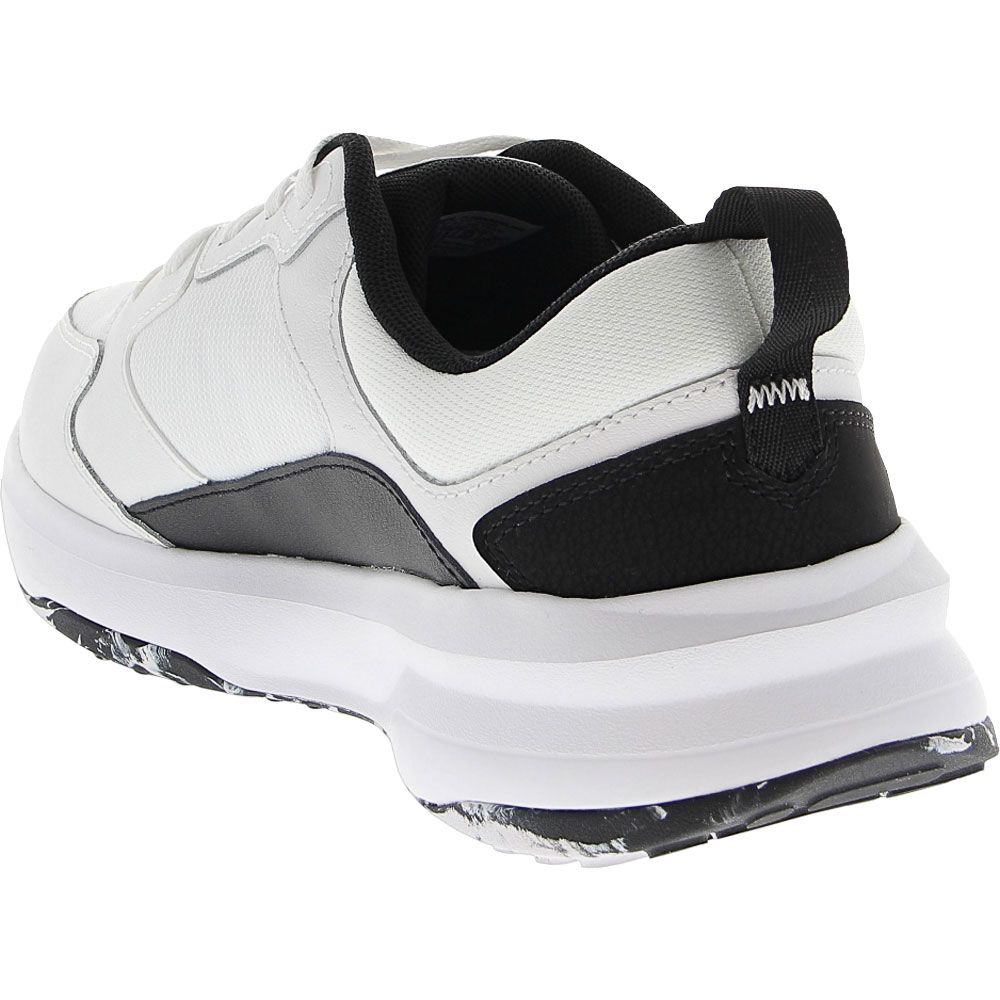 Under Armour Charged Edge Training Shoes - Mens White Black Back View
