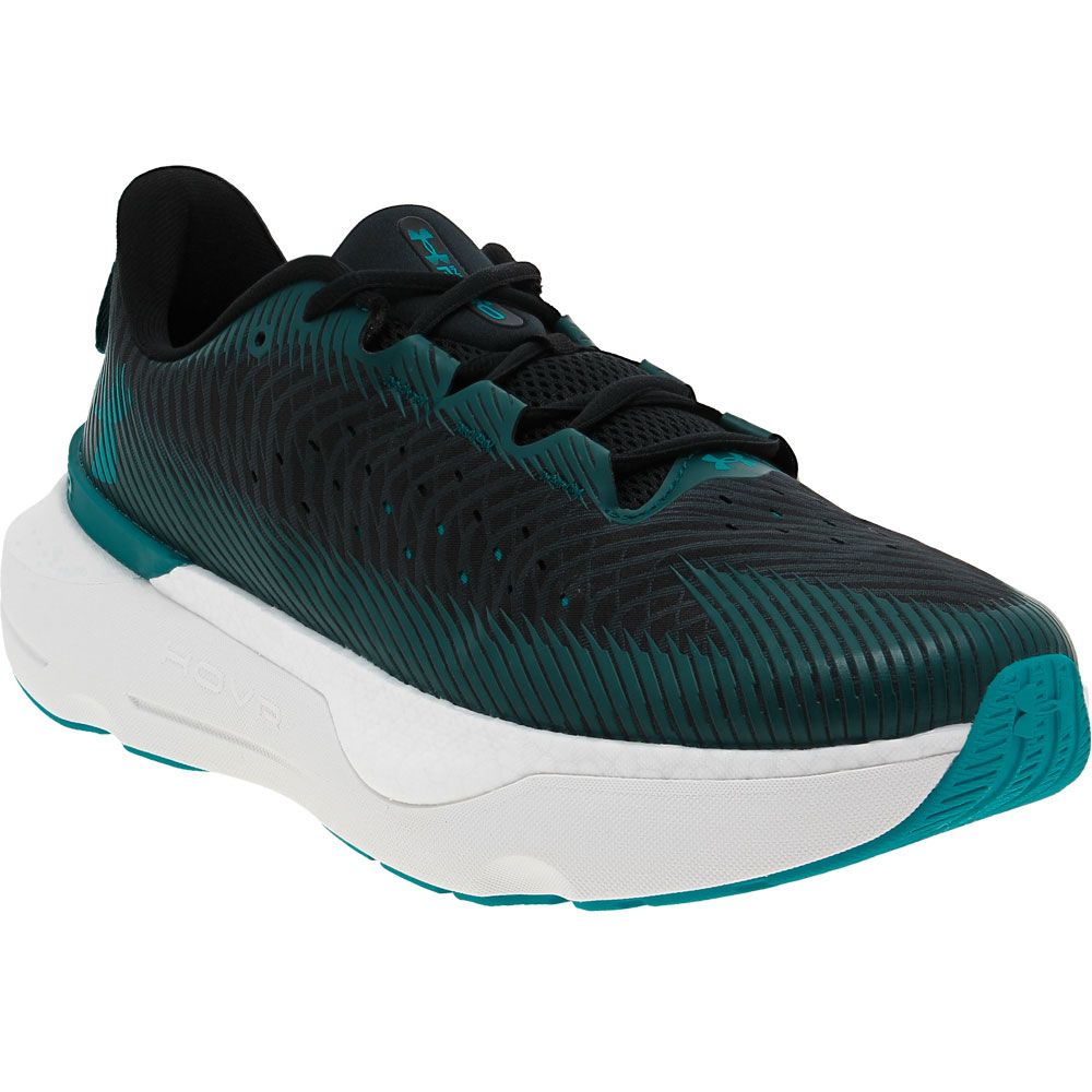 Under Armour Infinite Pro Running Shoes - Mens Black Hydro Teal