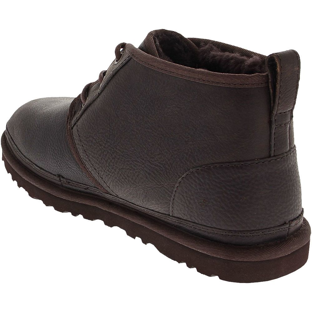 UGG® Neumel Full Grain Casual Boots - Mens Brown Back View