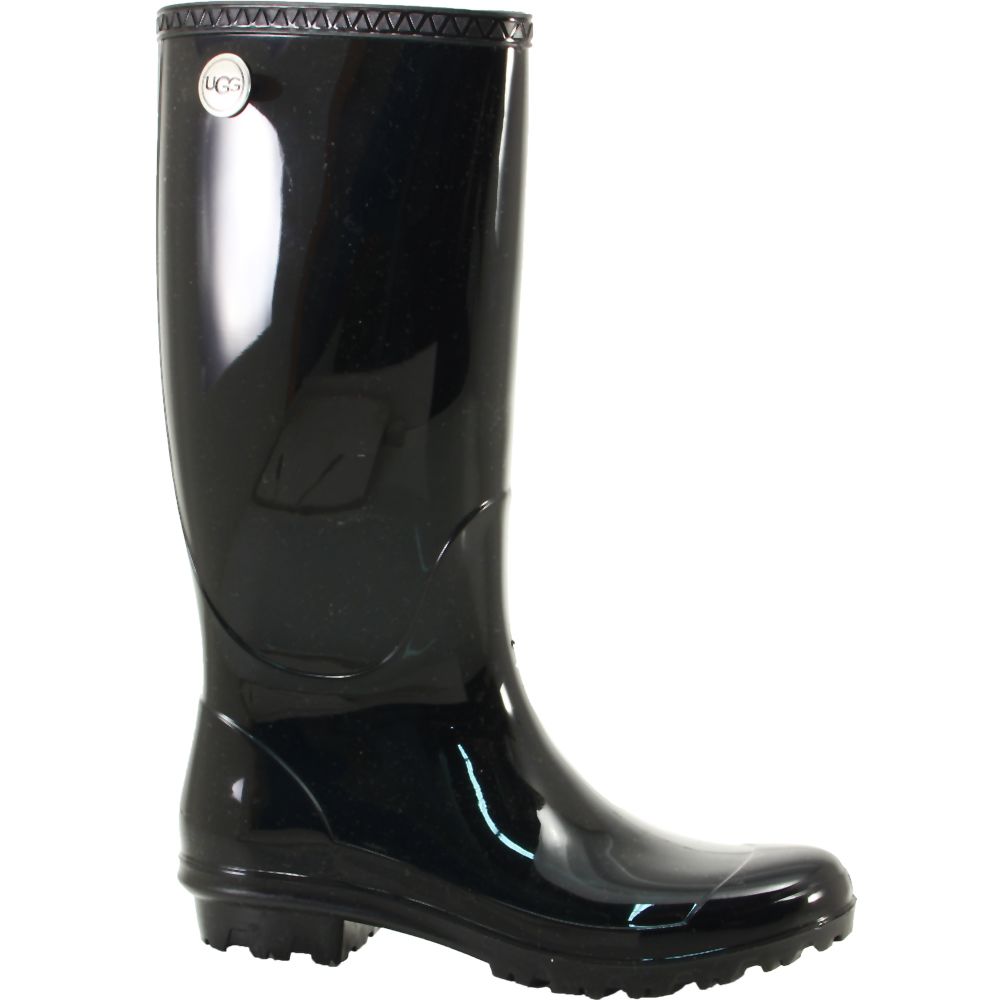 UGG Shaye Rain Boots - Womens Black Side View