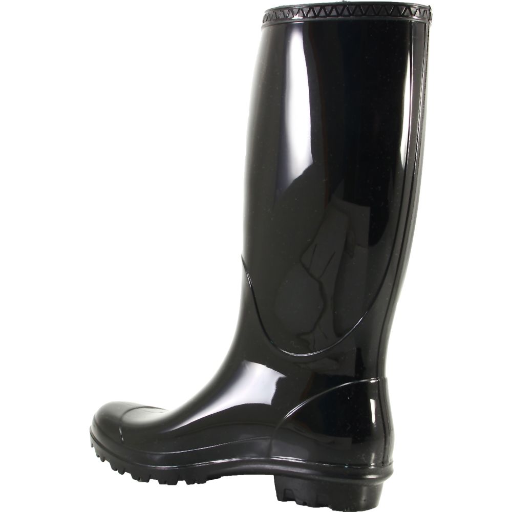 UGG Shaye Rain Boots - Womens Black Back View