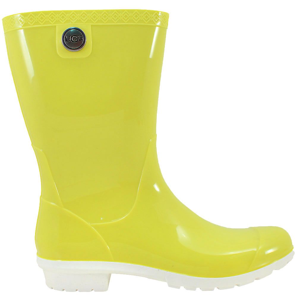 UGG Sienna Rubber Boots - Womens Lime Side View