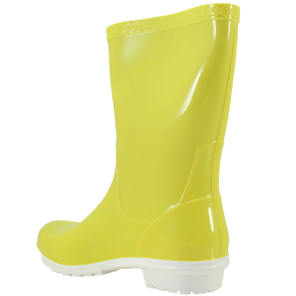 UGG Sienna Rubber Boots - Womens Lime Back View