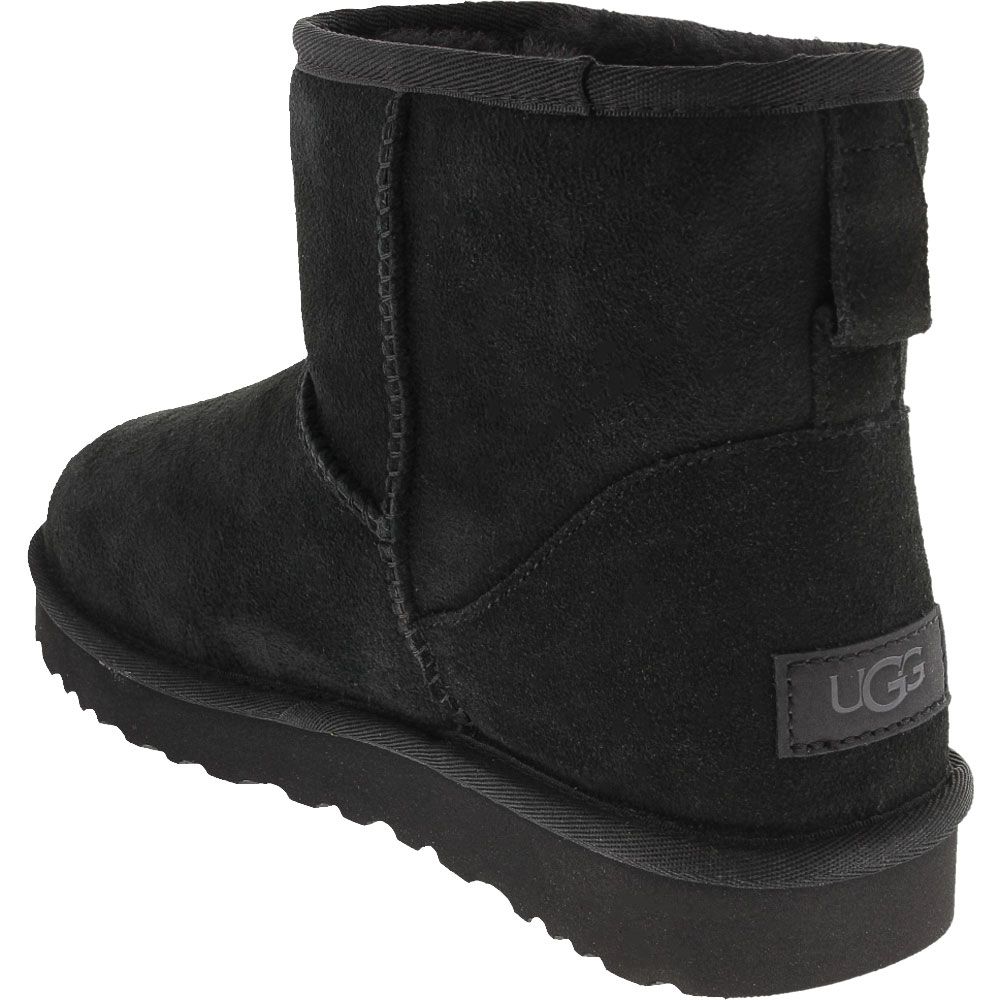 UGG® Classic Mini 2 Winter Boots - Womens Black Back View
