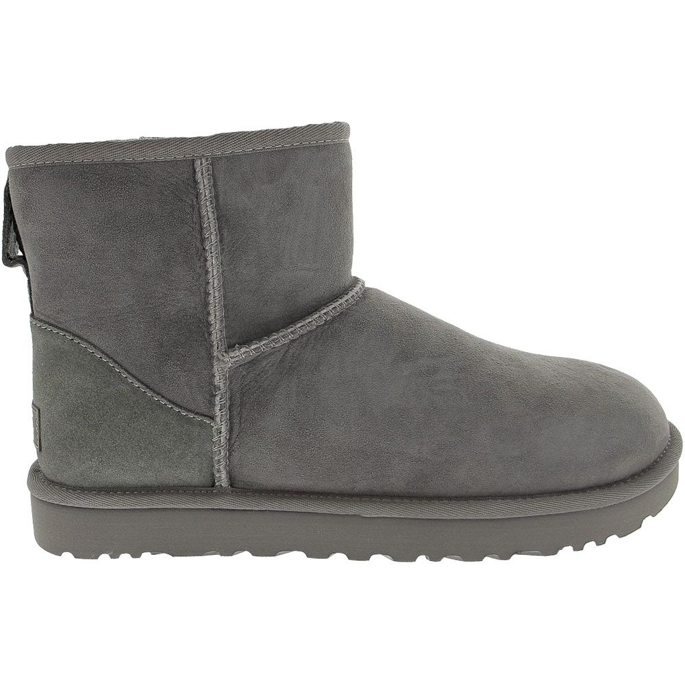 UGG® Classic Mini 2 Winter Boots - Womens Grey Side View