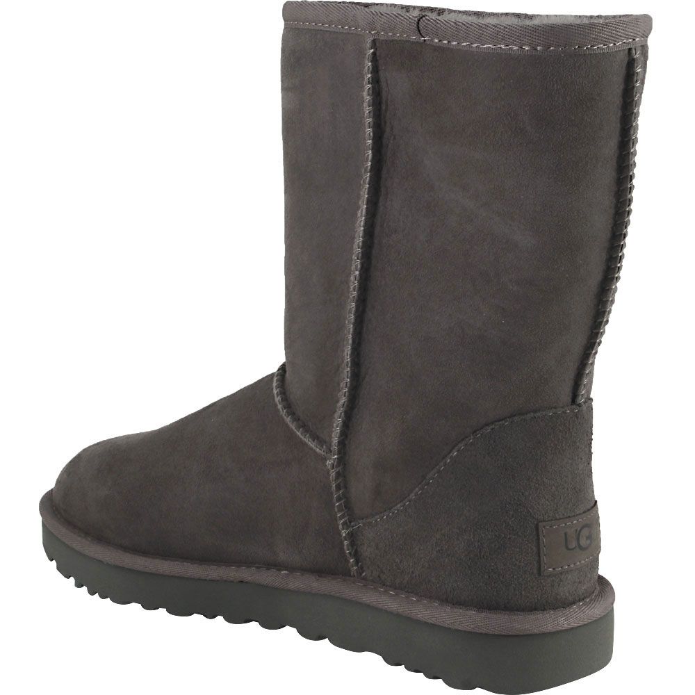 UGG® Classic Short 2 Winter Boots - Womens Charcoal Back View