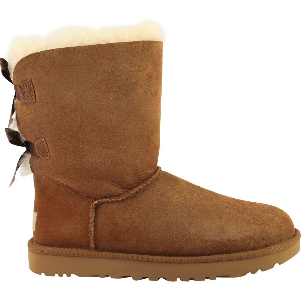 UGG Bailey Bow 2 Comfort Winter Boots - Womens Chestnut
