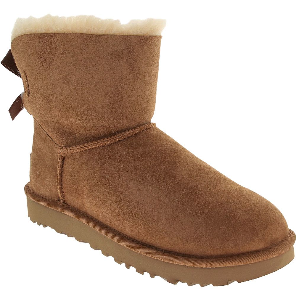 UGG Bailey Bow Mini 2 Winter Boots - Womens Chestnut