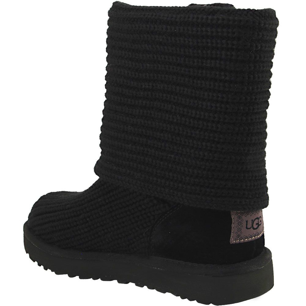 UGG® Classic Cardy 2 Winter Boots - Womens Black Back View