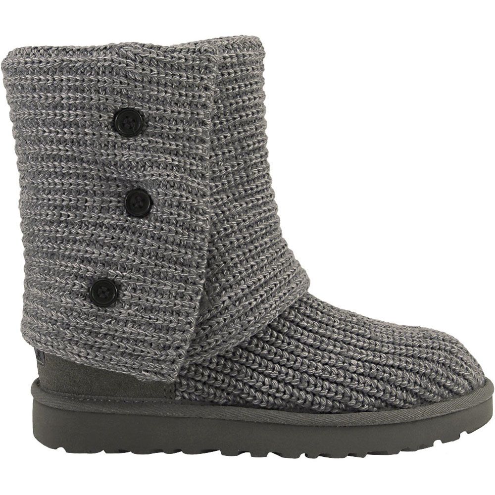 UGG Classic Cardy 2 Winter Boots - Womens Grey Side View