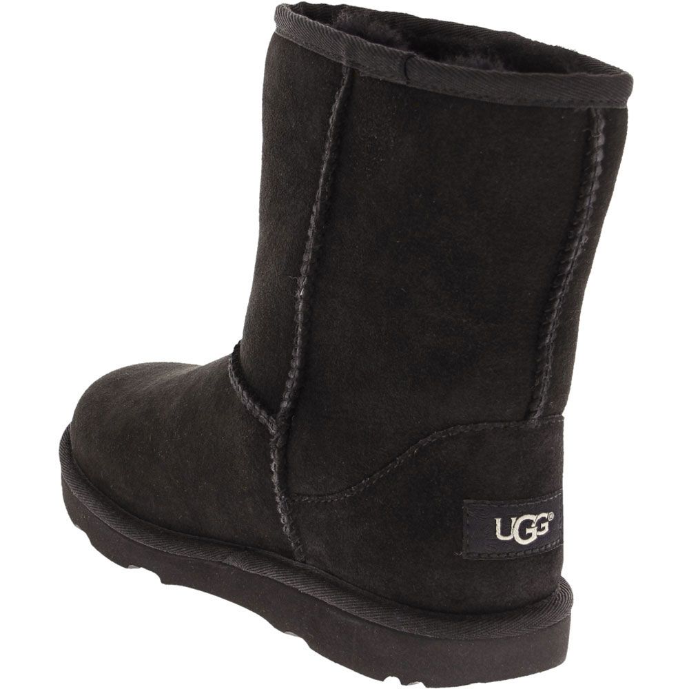 UGG® Classic 2 Comfort Winter Boots - Girls Black Back View