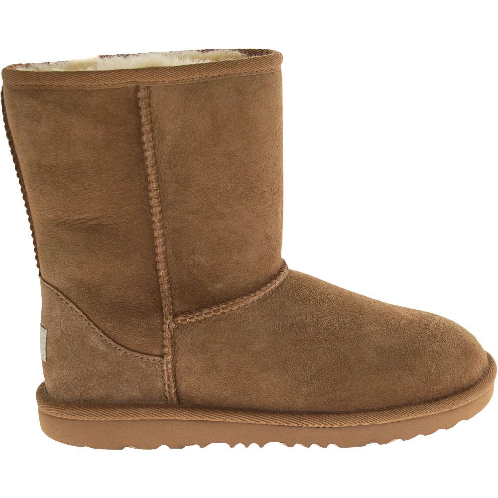 UGG Classic 2 Comfort Winter Boots - Girls Chestnut Side View