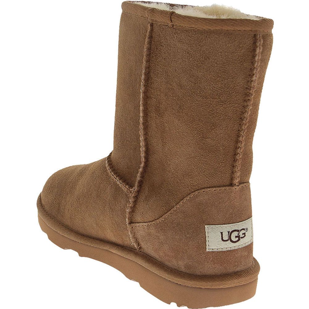 UGG Classic 2 Comfort Winter Boots - Girls Chestnut Back View