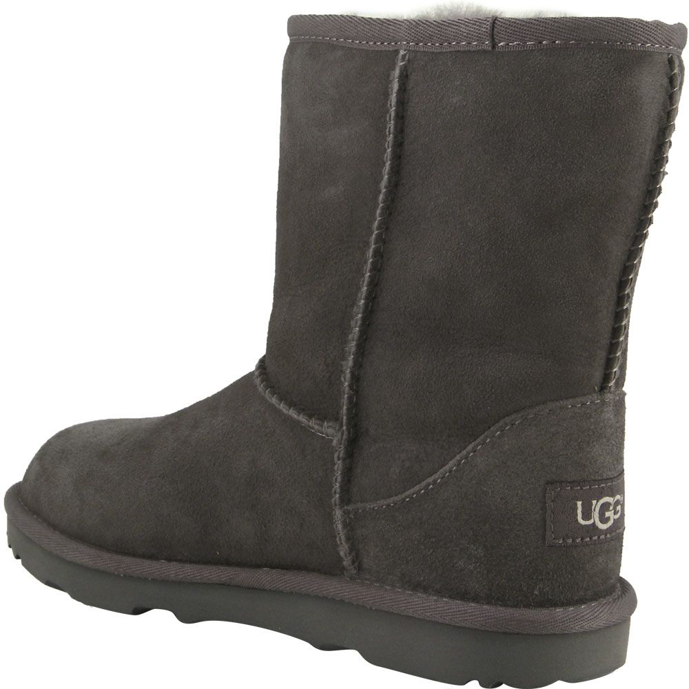 UGG Classic 2 Comfort Winter Boots - Girls Grey Back View