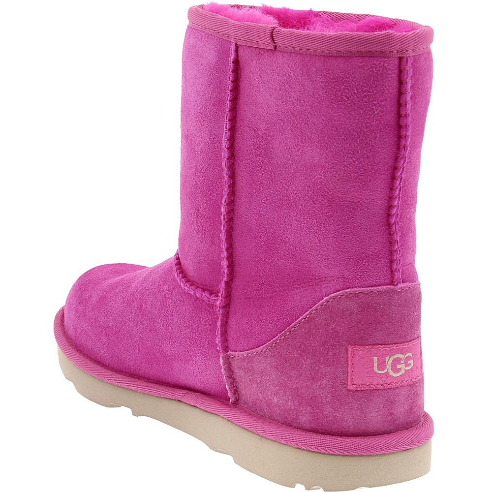 UGG Classic 2 Comfort Winter Boots - Girls Rock Rose Back View