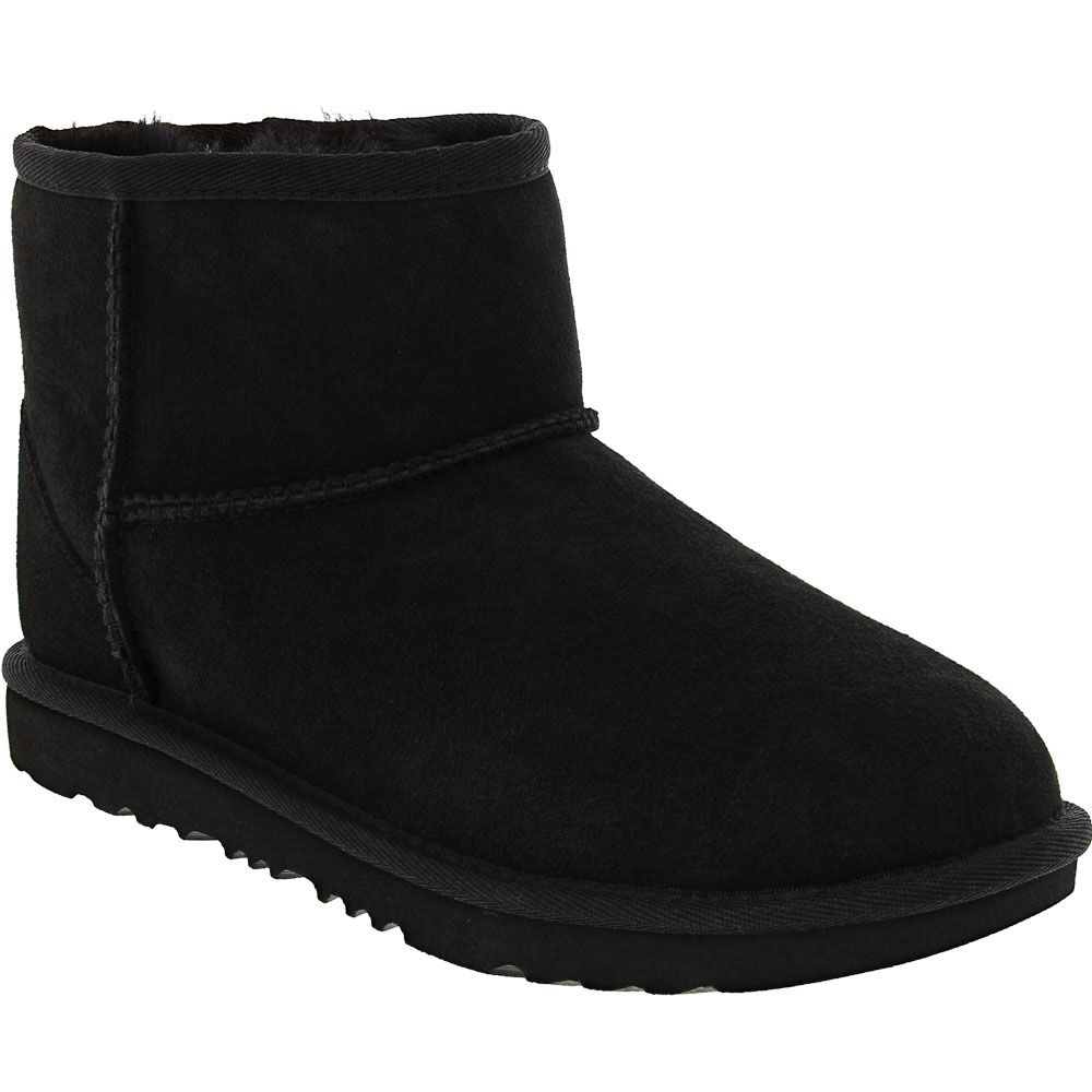 UGG Classic Mini 2 Comfort Winter Boots - Girls Black