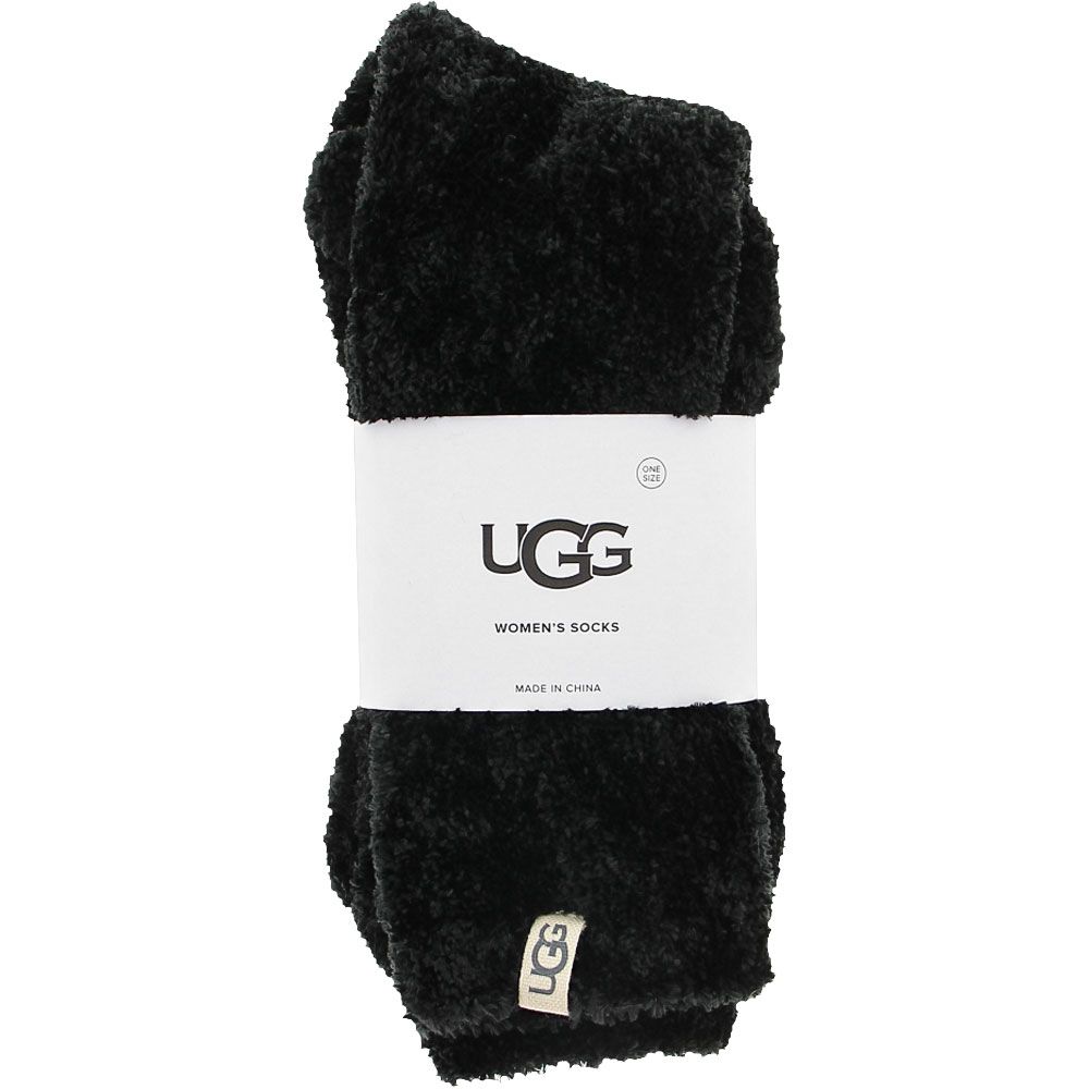 UGG® Leda Cozy Socks -  Womens Black View 2