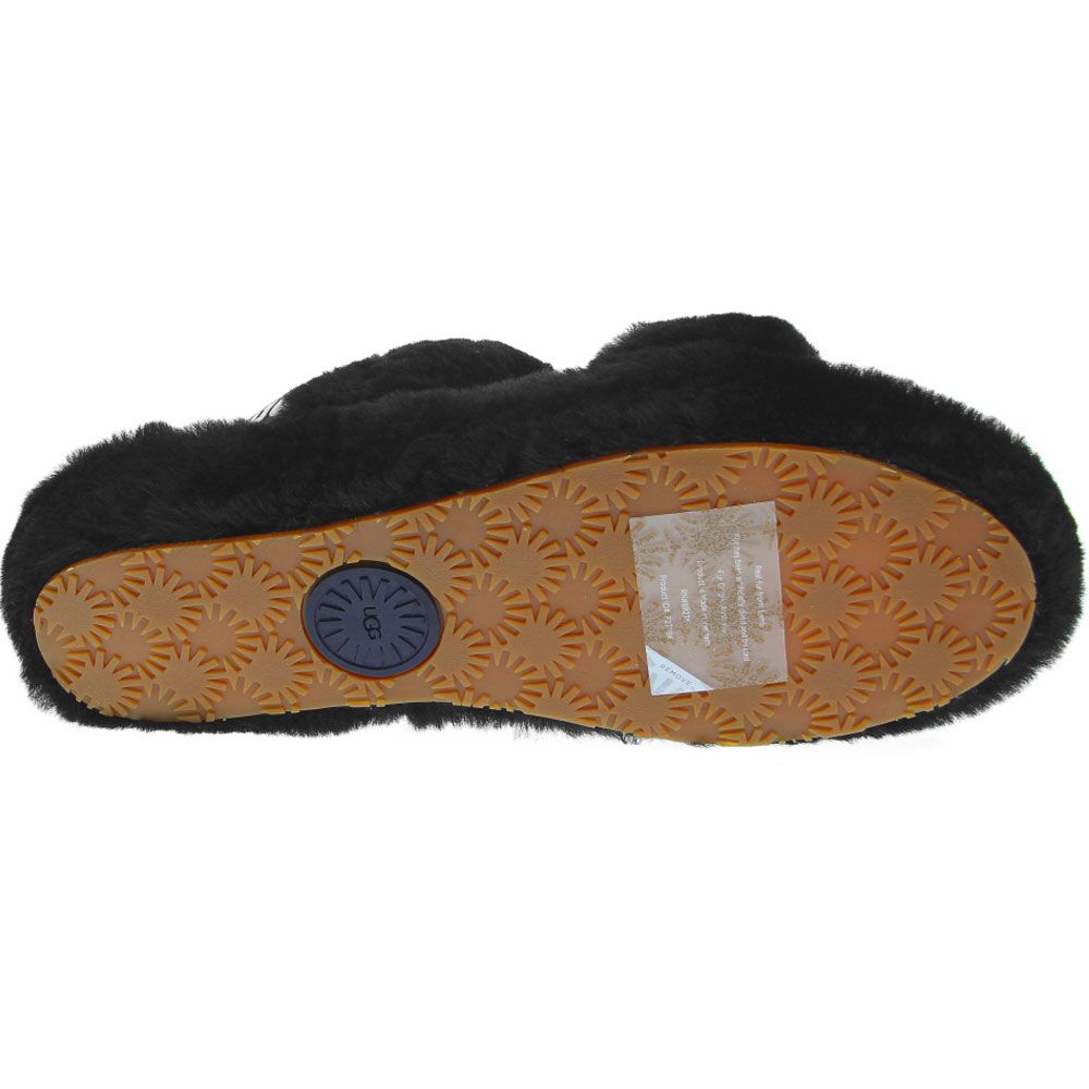 UGG Oh Yeah Slide Slippers - Womens Black Sole View
