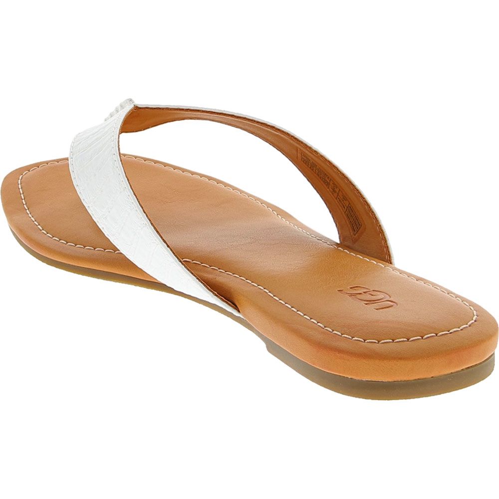 UGG® Tuolumne Sandals - Womens White Back View