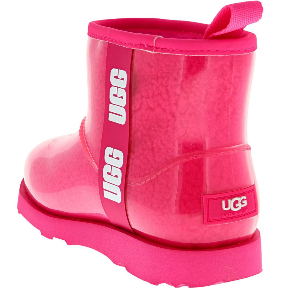 UGG® Classic Clear Mini2 Comfort Winter Boots - Girls Rock Rose Back View