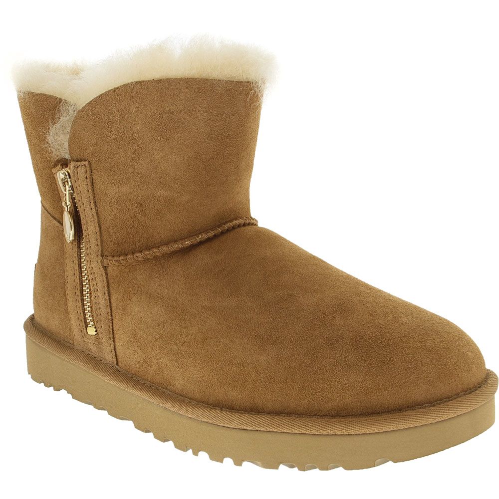 UGG® Bailey Zip Mini Winter Boots - Womens Chestnut