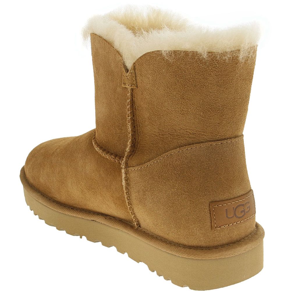 UGG® Bailey Zip Mini Winter Boots - Womens Chestnut Back View