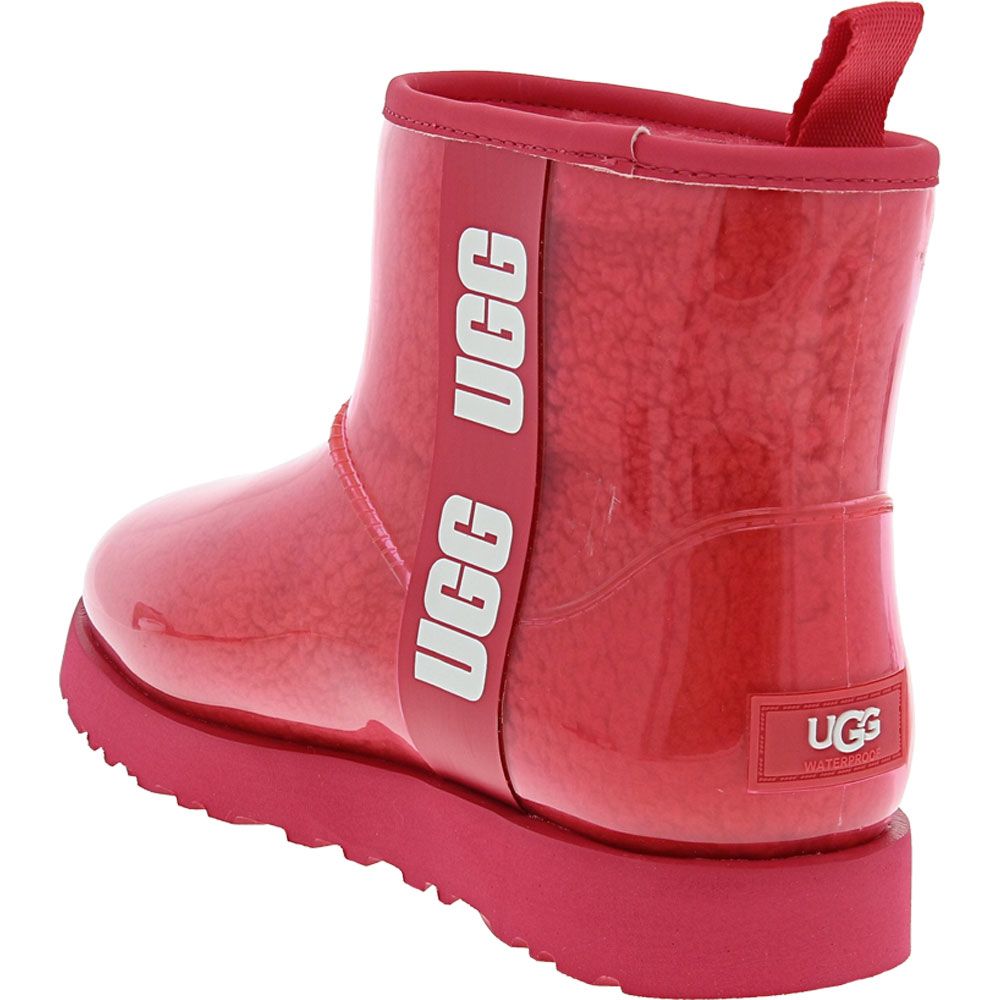 UGG® Classic Clear Mini Winter Boots - Womens Hibiscus Back View