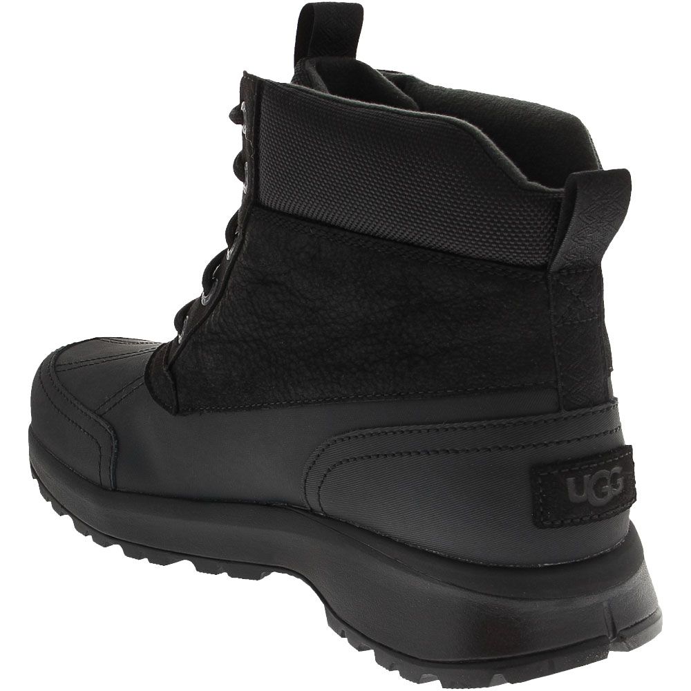 UGG® Emmett Duck Boot Winter Boots - Mens Black Back View