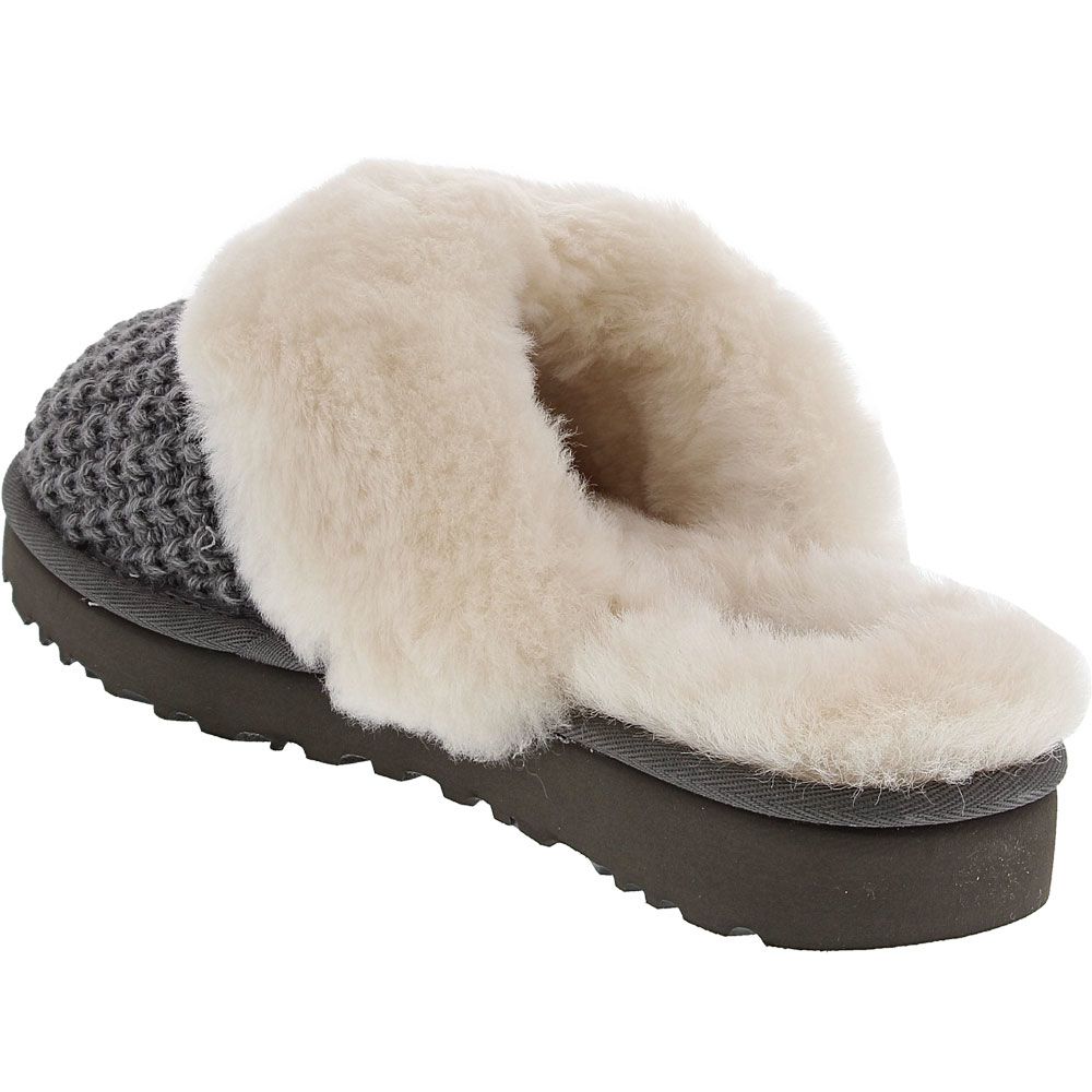 UGG® Cozy Slippers - Womens Charcoal Back View