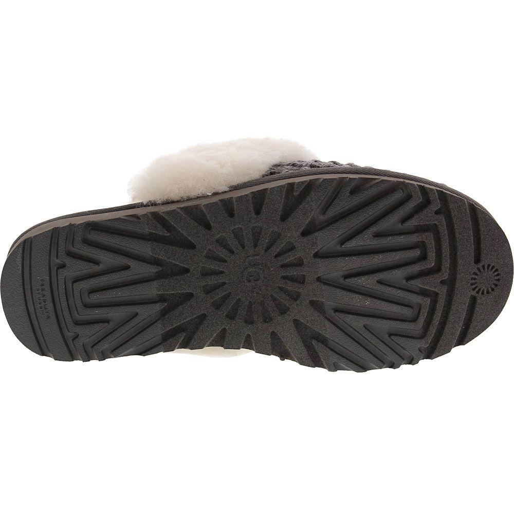 UGG® Cozy Slippers - Womens Charcoal Sole View