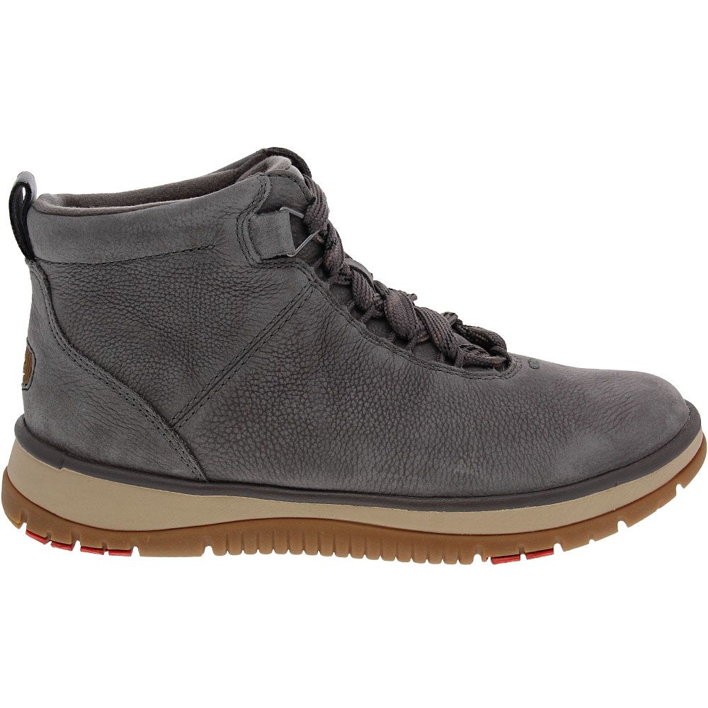 UGG Lakesider Ankle Casual Boots - Womens Grey Side View