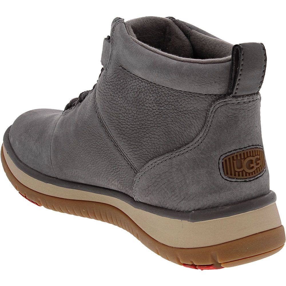 UGG Lakesider Ankle Casual Boots - Womens Grey Back View
