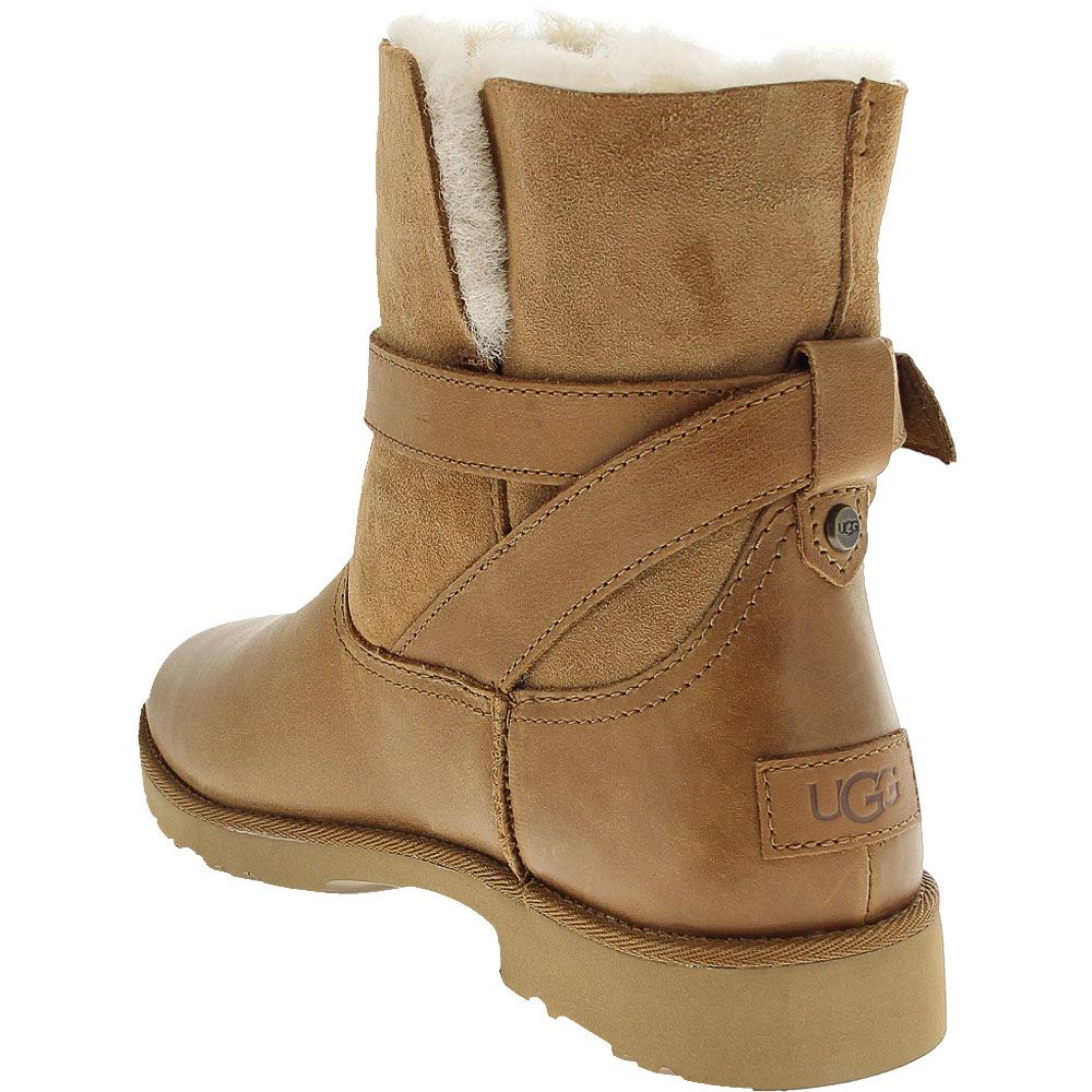 UGG Romely Buckle Winter Boots - Womens Chestnut Back View