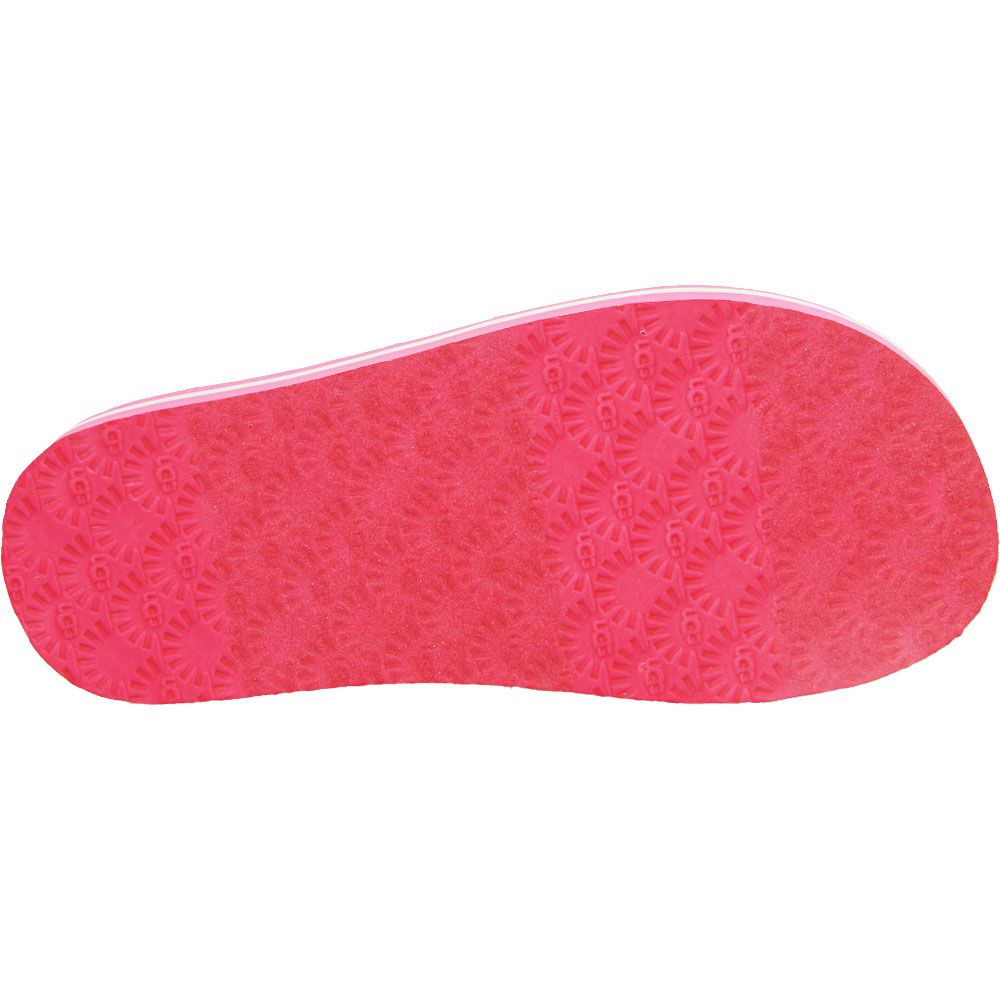 UGG® Zuma Sling Water Sandals - Girls Pink Sole View