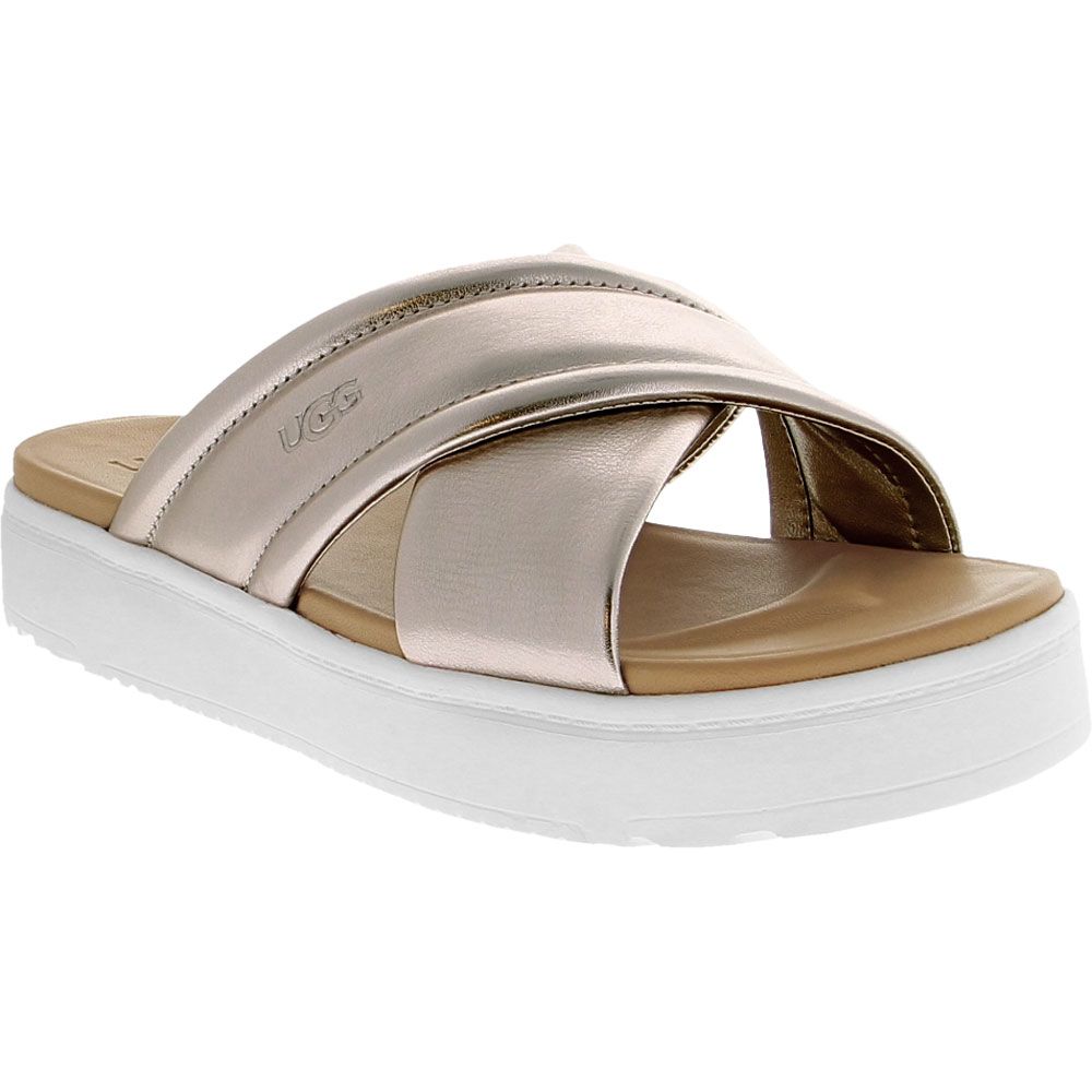 UGG® Zayne Crossband Sandals - Womens Gold